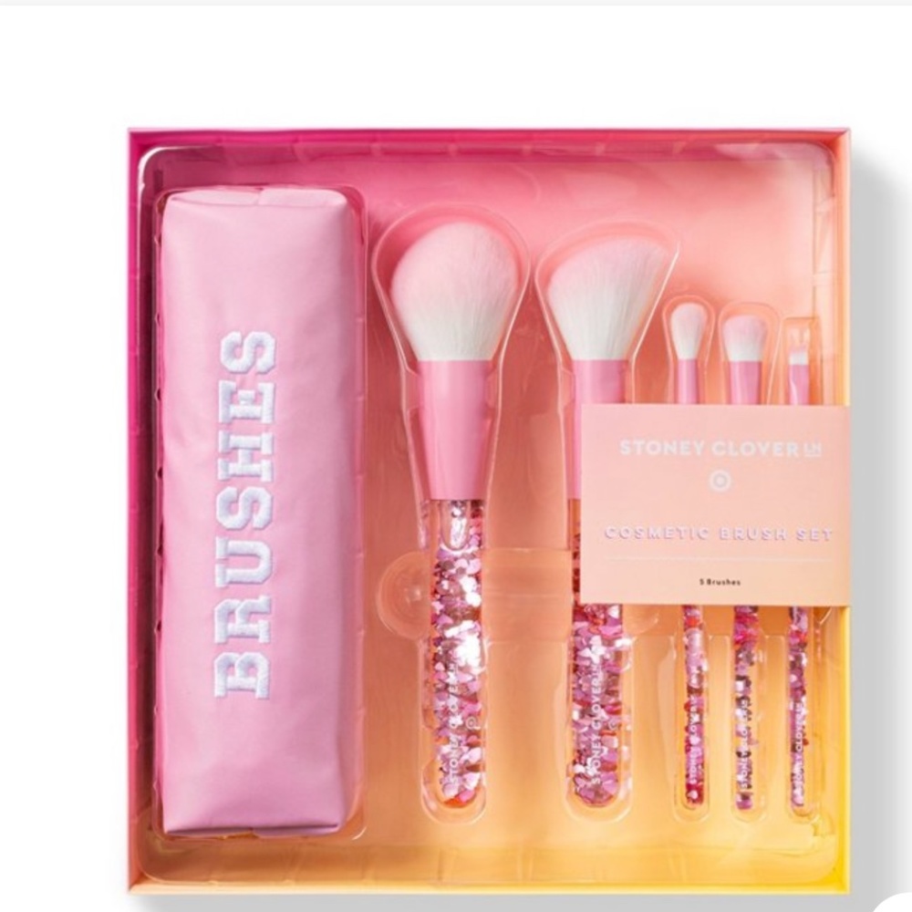Stoney Clover Lane x Target makeup pouch + brushes
